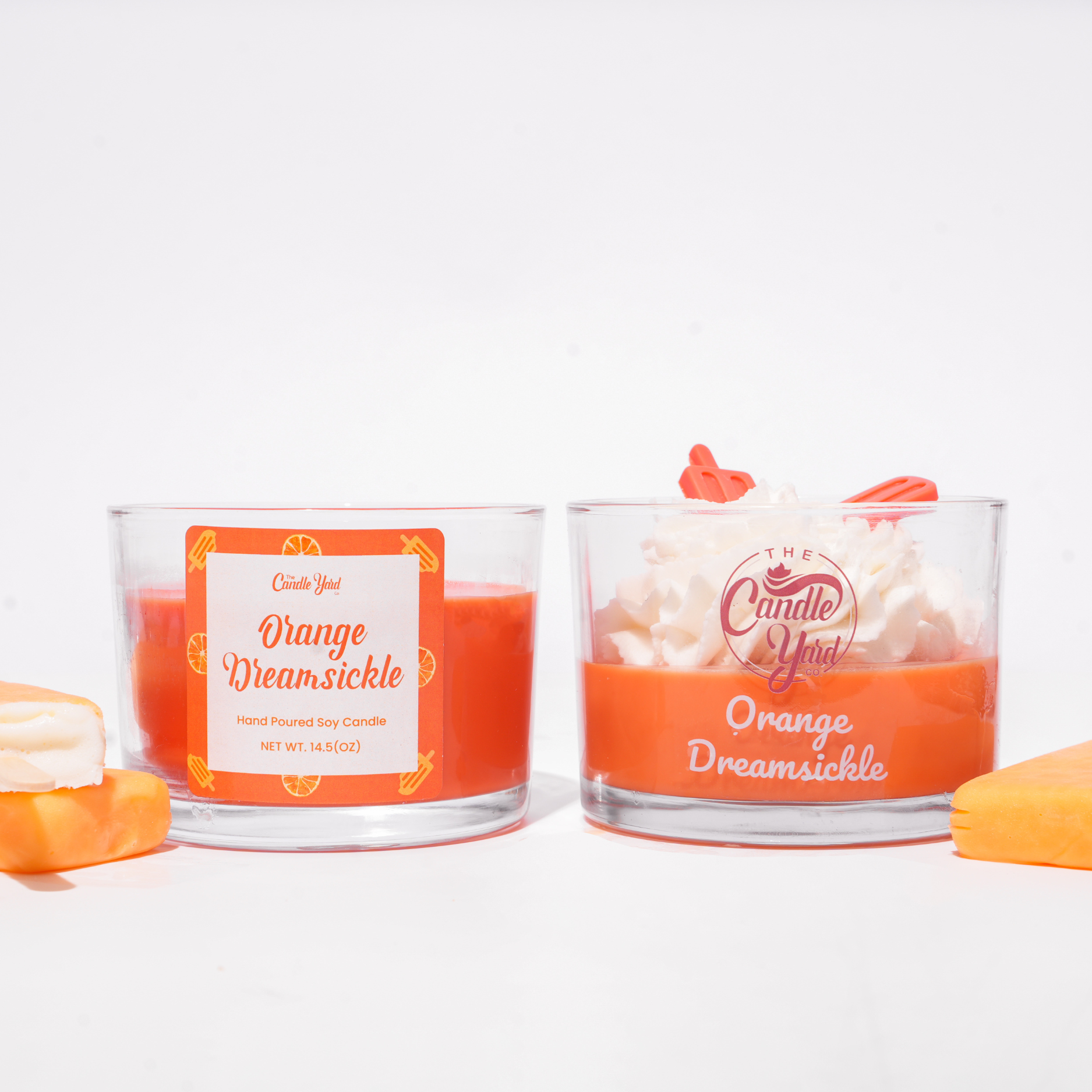 The Orange Dreamsickle Duo Bundle The Candle Yard Co.