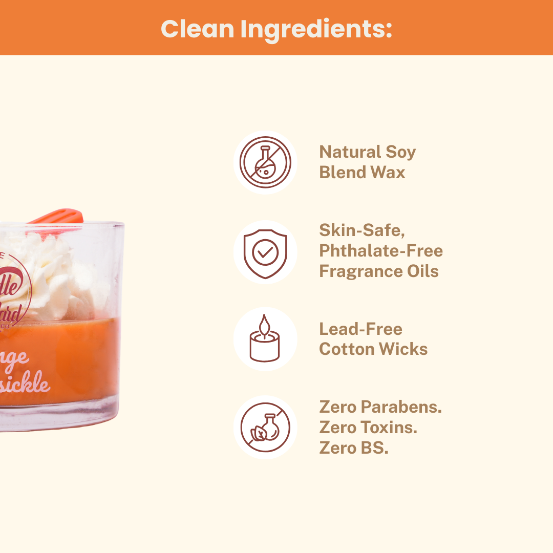 Orange Dreamsickle Dessert Candle Limited Time Only!