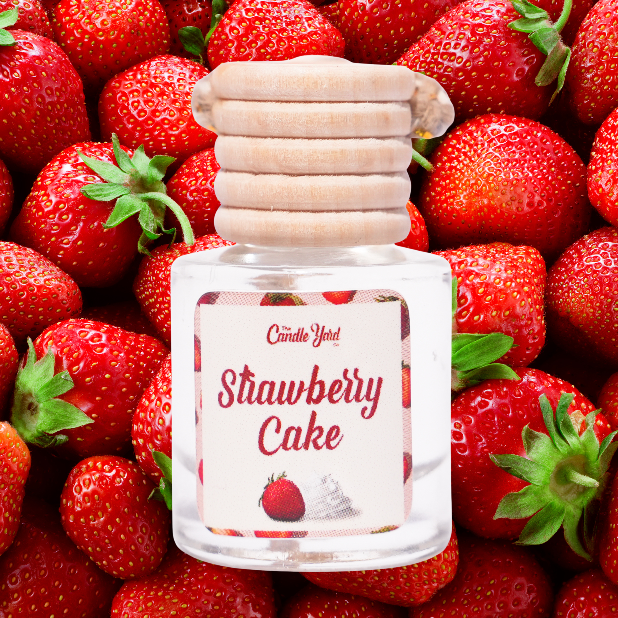 Strawberry Cake Car Freshener The Candle Yard Co.
