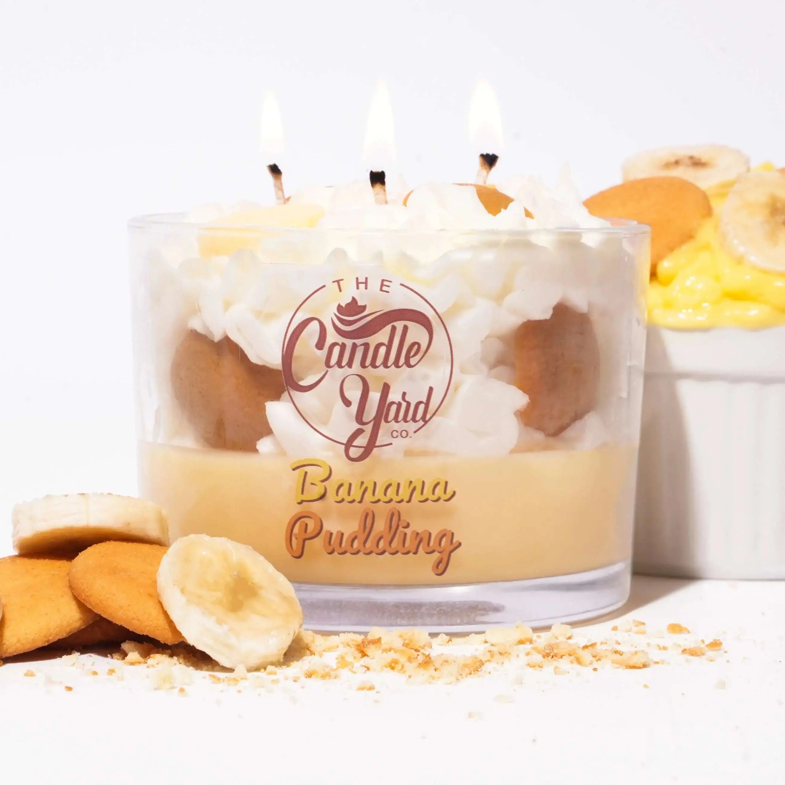 Banana Pudding Dessert Candle - The Candle Yard Co. 