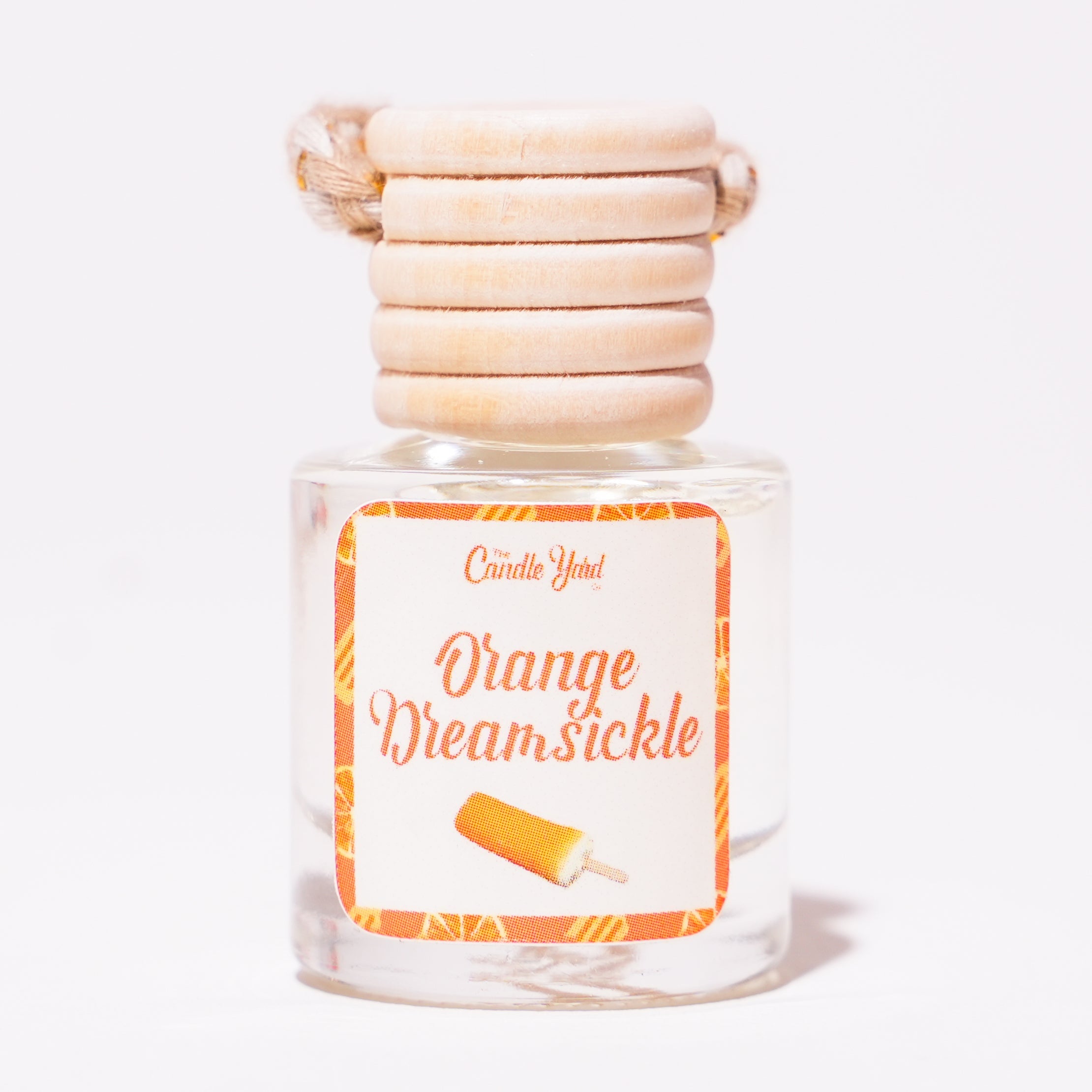 Orange Dreamsickle Car Freshner The Candle Yard Co.