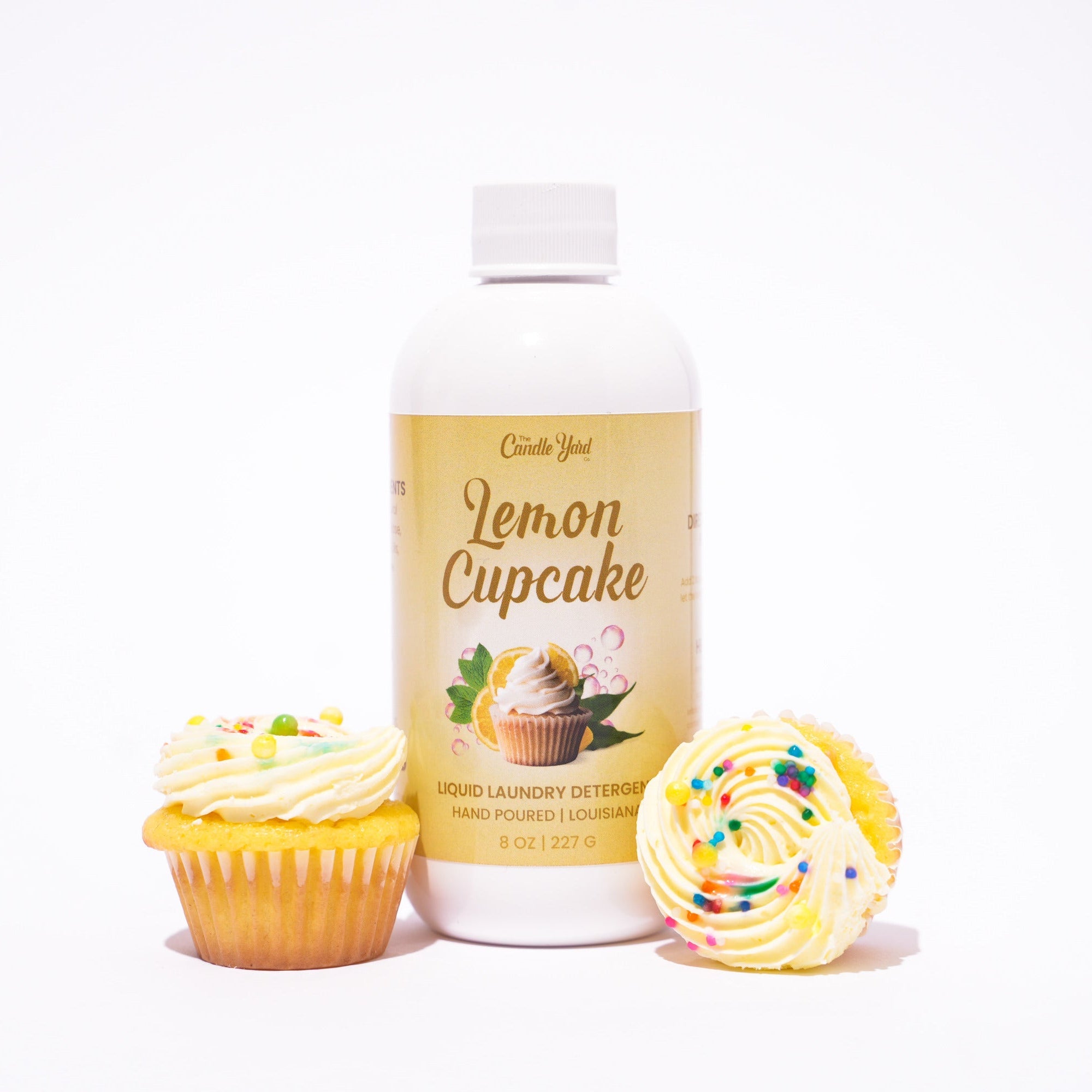 Lemon Cupcake Liquid Laundry Detergent The Candle Yard Co.