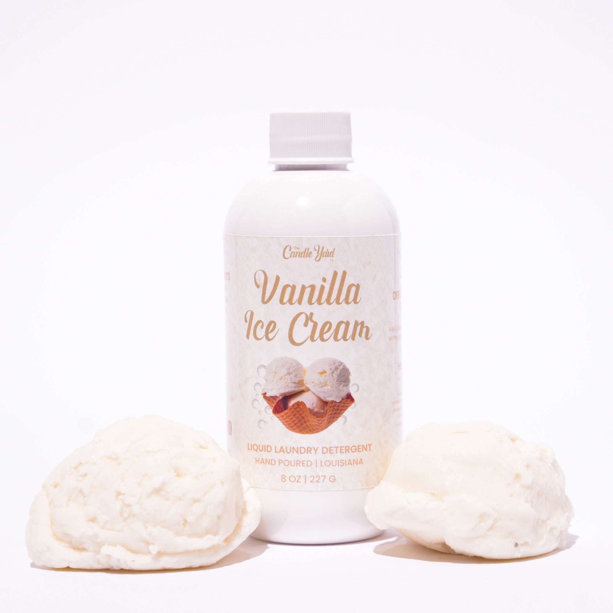 Vanilla Ice Cream Liquid Laundry Detergent The Candle Yard Co.