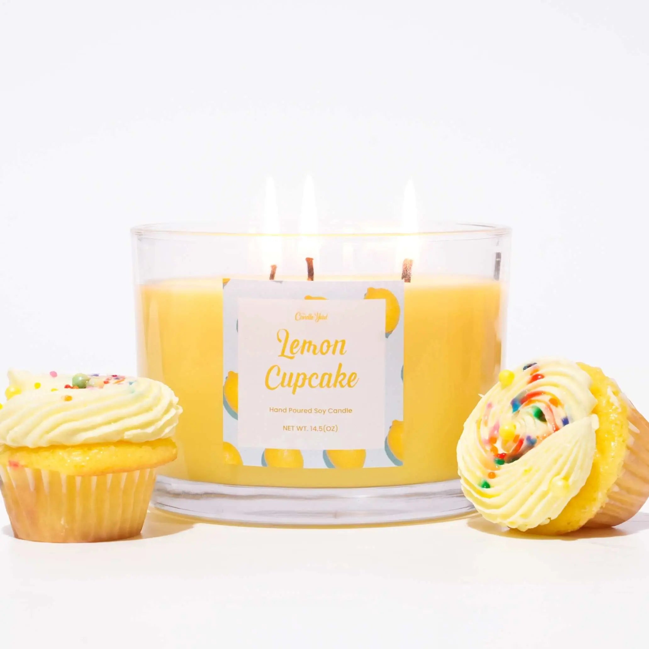 Lemon Cupcake Simplified Candle - The Candle Yard Co. 