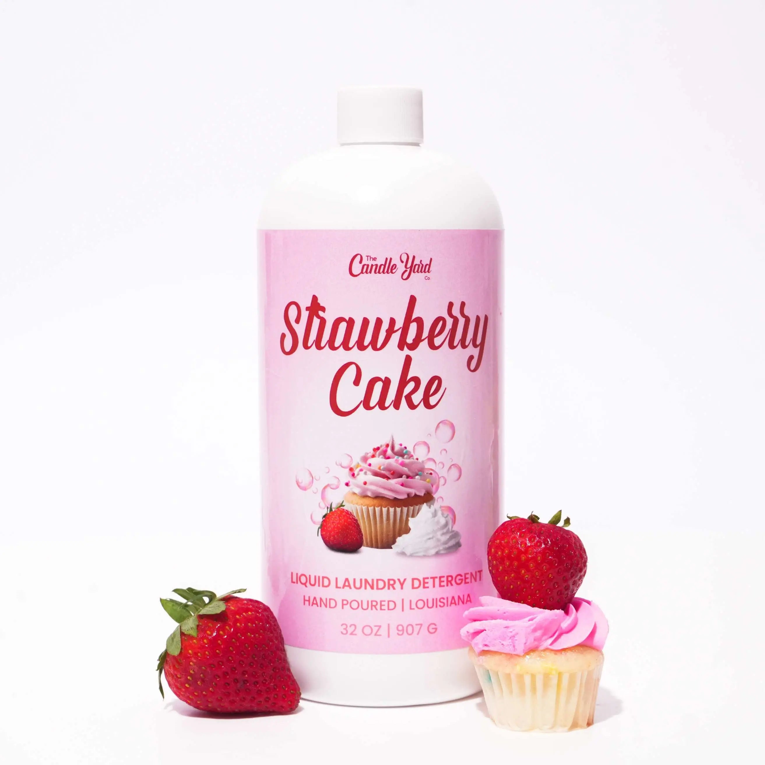 Strawberry Cake Liquid Laundry Detergent - The Candle Yard Co. 