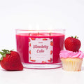 Strawberry Cake Simplified Candle - The Candle Yard Co. 