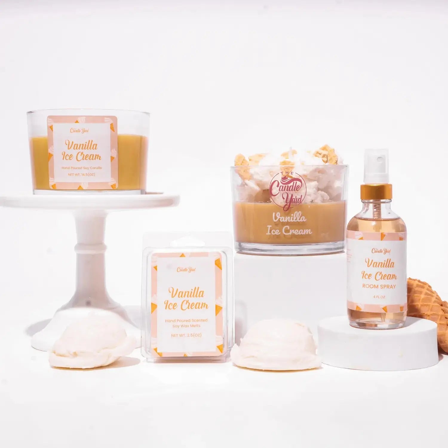 The Vanilla Ice Cream Bundle The Candle Yard Co.