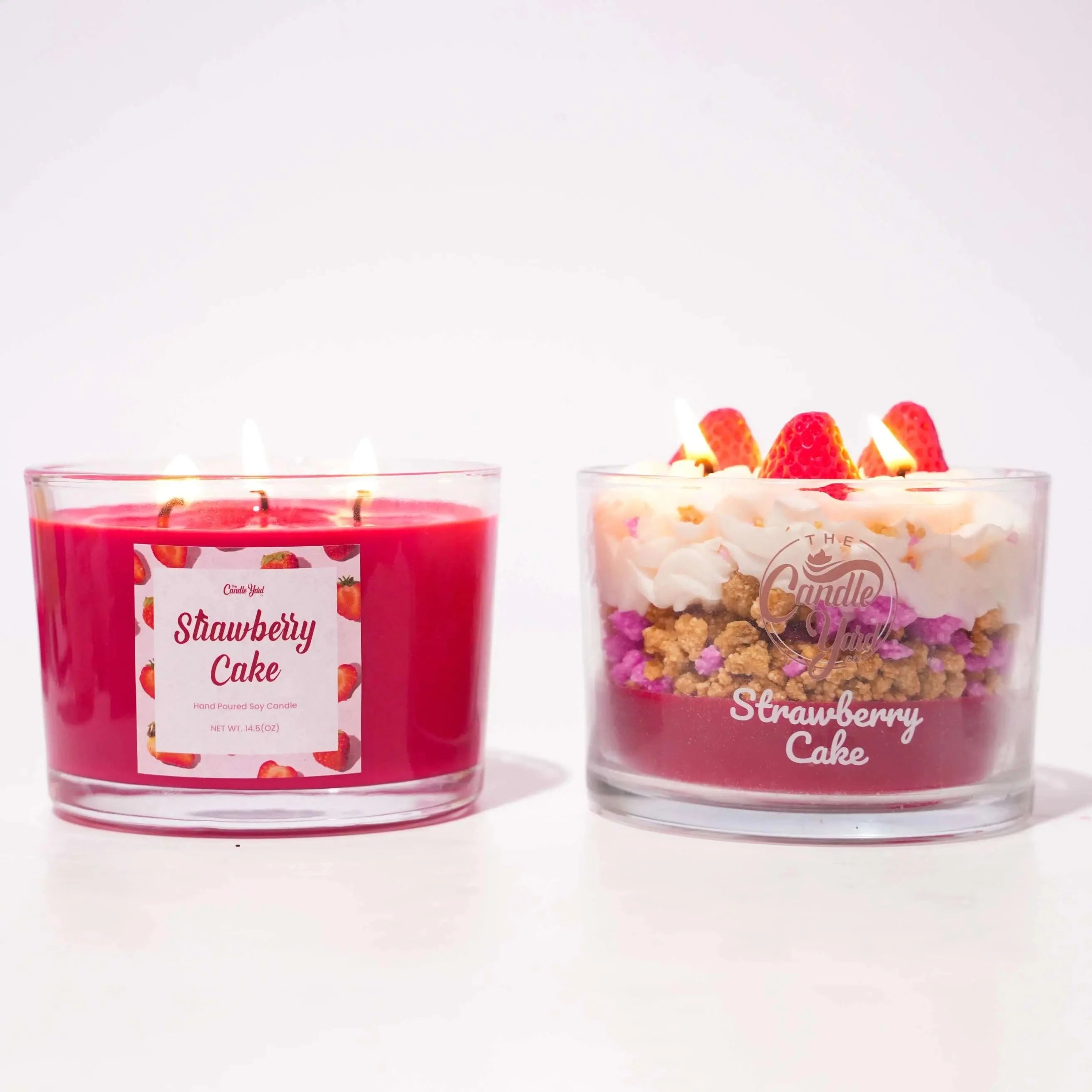 The Strawberry Cake Duo Bundle The Candle Yard Co.