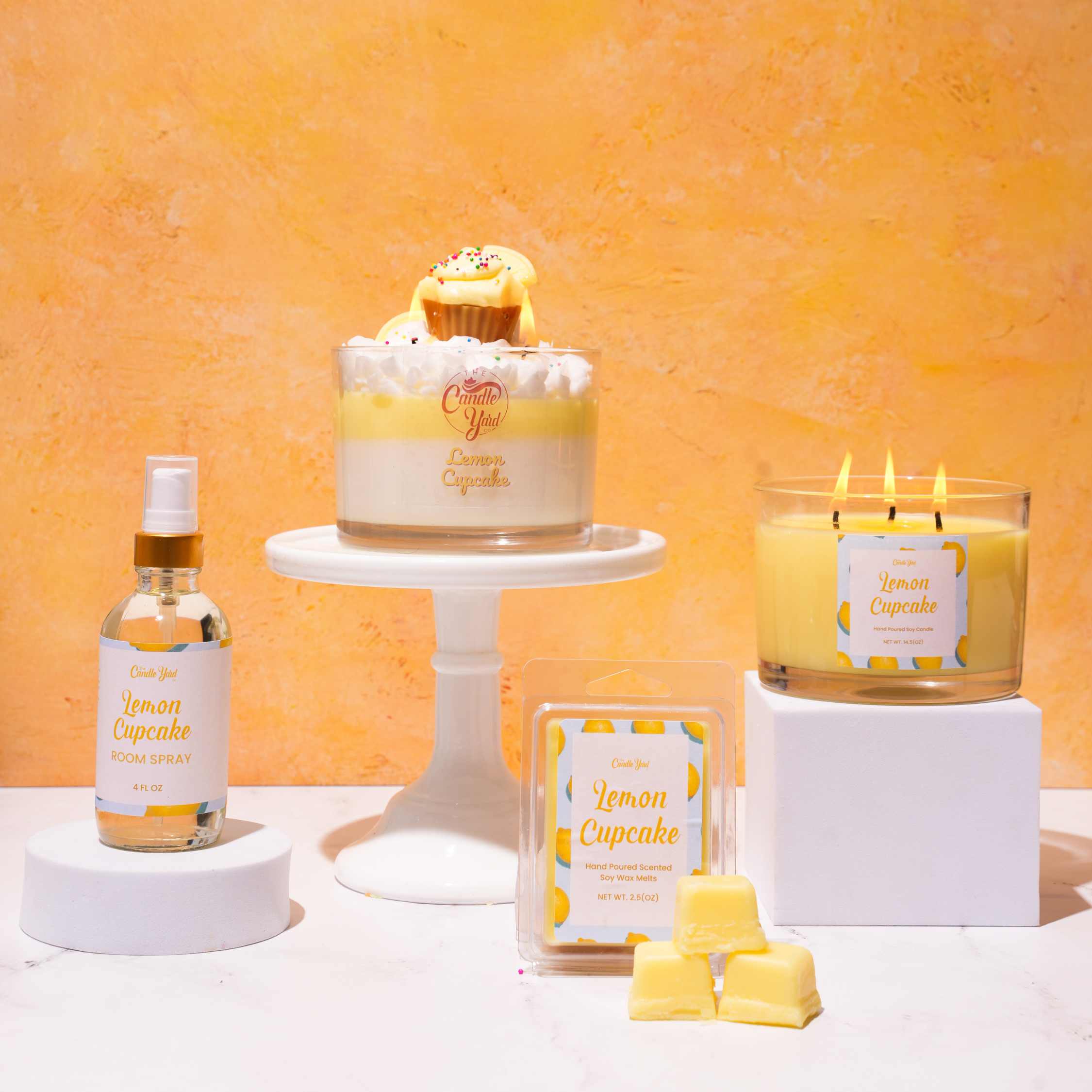 #The Lemon Cupcake Bundle The Candle Yard Co.