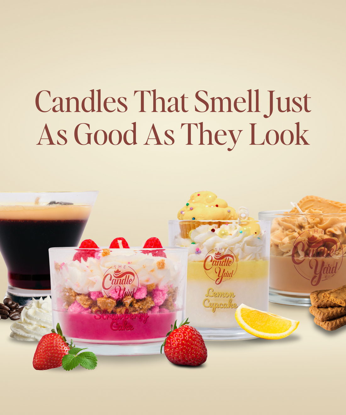 The Candle Yard Co. | Dessert and Cocktail Scented Candles